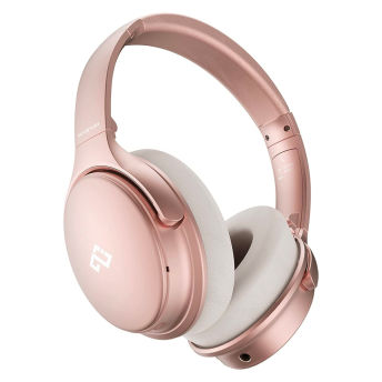 Active Noise Cancelling Bluetooth Headphones in Rose Gold - 
