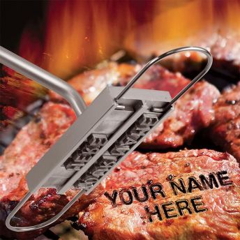 BBQ Meat Branding Iron with Changeable Letters - 20 Unique Grilling Gifts for BBQ Lovers