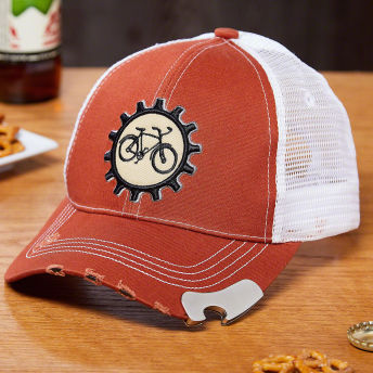 Bike Sprocket Baseball Cap Bottle Opener - 35 Unique Gifts for Beer Lovers
