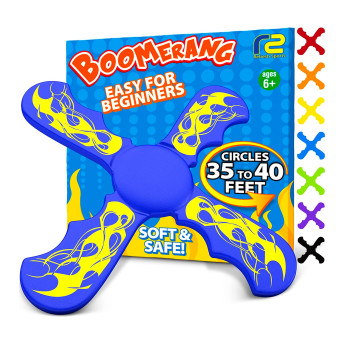 Soft Toy Boomerang for Kids Circles 35 to 40 Feet - 24 Fantastic Gifts for 8-Year-Old Girls