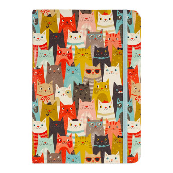 Cats Journal Diary Notebook with 160 Lightly Lined Pages - 
