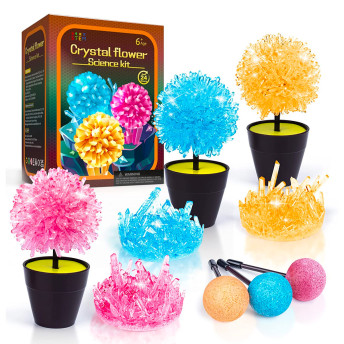 Crystal Flower Growing Kit for Kids - 24 Fantastic Gifts for 8-Year-Old Girls