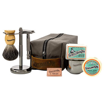 Gentleman Jon Deluxe Wet Shave Kit - 51 Awesome Gifts for the Man Who Has Everything