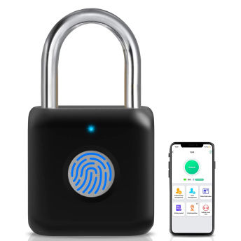 Fingerprint Padlock Suitable for Gym Locker Gate Door  - 