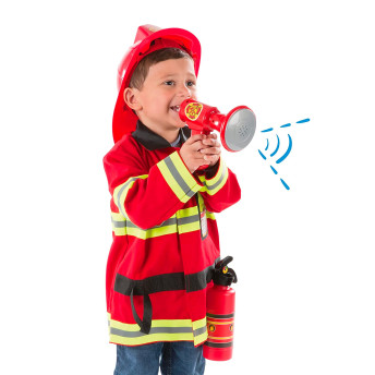 Fire Chief Role Play DressUp Set for Toddlers Ages 3 - 16 Brilliant Toys and Gifts for 4-Year-Old Boys