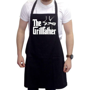 Funny BBQ Apron The Grillfather - 20 Unique Grilling Gifts for BBQ Lovers
