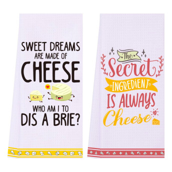 Funny Kitchen Towels for Cheese Lovers - 