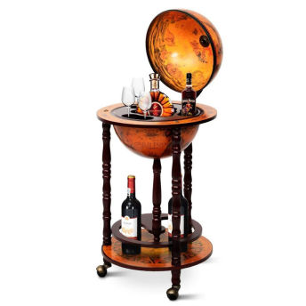 17 Globe Bar Stand with Wheels 16th Century Replica - 15 Best Gifts for Rum Lovers