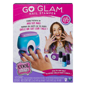 Go Glam Nail Stamper with 5 Patterns to Decorate 125 Nails - 24 Fantastic Gifts for 8-Year-Old Girls