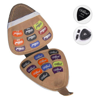 Guitar Picks Holder with 20pcs Acoustic Electric Guitar  - 36 Unique Gifts for Guitar Players