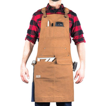 Hudson Durable Goods Waxed Canvas Apron Woodworking  - 29 Best Gifts for Craftsmen and Do-It-Yourselfer