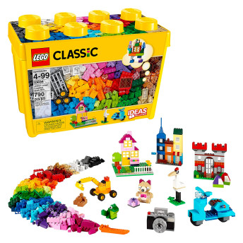 LEGO Classic Large Creative Brick Box - 19 Perfect Toys and Gifts for 5-Year-Old Girls