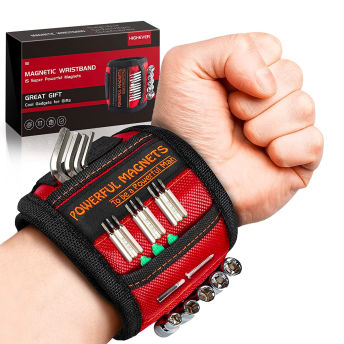 Magnetic Wristband for Holding Screws - 29 Best Gifts for Craftsmen and Do-It-Yourselfer