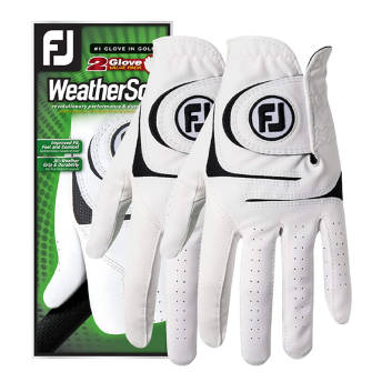 Mens WeatherSof Golf Gloves for Left or Right Hand Pack  - 20 Great Golf Gifts for Avid Golfers and Golf Buddies