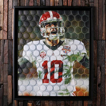 Personalized Beer Cap Art Print with your Photo - 35 Unique Gifts for Beer Lovers