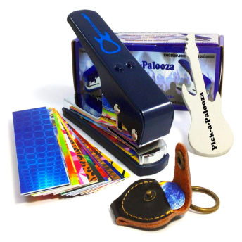 PickaPalooza DIY Guitar Pick Punch Mega Gift Pack - 36 Unique Gifts for Guitar Players