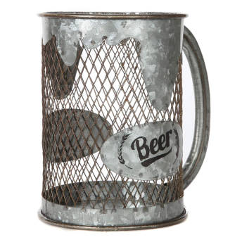 Rustic Tabletop Beer Cap Collector Storage Container - 35 Unique Gifts for Beer Lovers