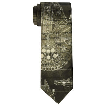 Star Wars Mens Millennium Falcon Tie - 13 Cool Star Wars Gifts for the Adult Star Wars Fan in your Life