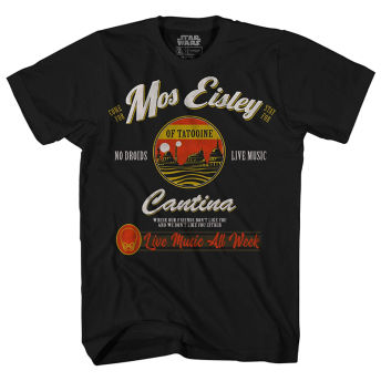 Star Wars Mos Eisley Cantina Tatooine Mens Adult Graphic  - 13 Cool Star Wars Gifts for the Adult Star Wars Fan in your Life