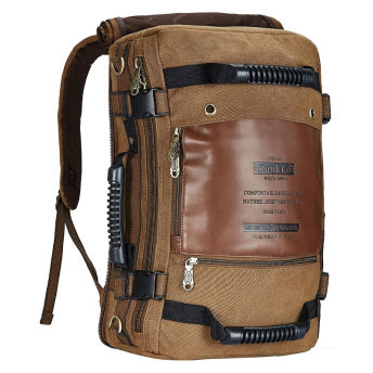 Stylish Durable Canvas Backpack - 