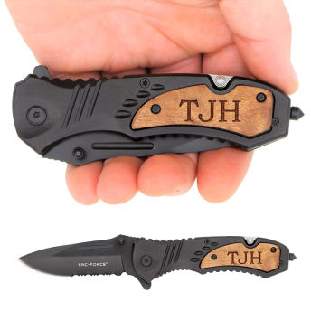 Tactical Pocket Knife with Custom Engraving - 51 Awesome Gifts for the Man Who Has Everything