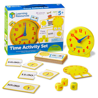 Time Activity Set for Kids with 41 Pieces - 25 Best Toys & Gifts for 6-Year-Old Boys