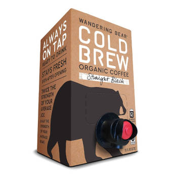 Wandering Bear Organic Cold Brew Coffee On Tap 72 fl oz - 